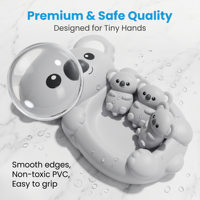 Ensemble de jouets de bain pour bébé en silicone, jouets de bain pour enfants, jouets de salle de bain, jouet aquatique flottant scellé Koala parent-enfant
