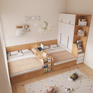 Cama de Almacenamiento de Madera Resistente y Económica Personalizada, Armario Moderno para Dormitorio de Hotel/Apartamento, Ideal para Apartamentos Pequeños y Airbnb - Product Image 5