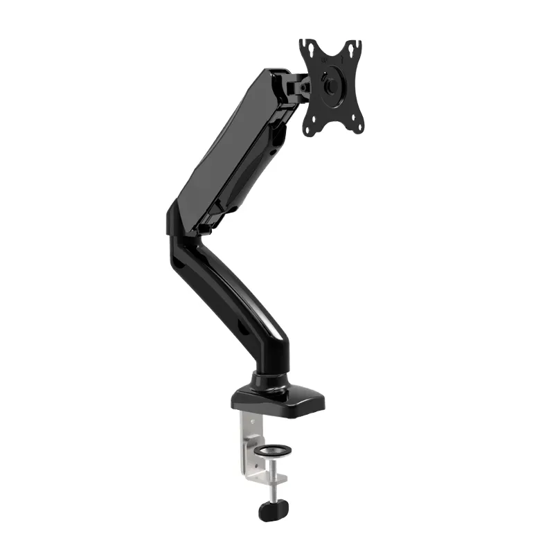 LCD LED Monitor Arm Adjustable Single Monitor Display Stand Swing Arm Professional Mount Komputer