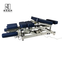 Table de massage chiropratique moderne en métal silencieuse 2022 avec commande électrique pour hôtels et salles de sport – Traitement de physiothérapie