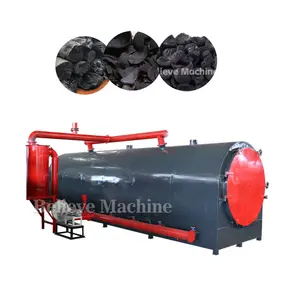 Dry Distillation Wood Industrial Wood Log Coconut Shell Charcoal Carbonizing Furnace Stove