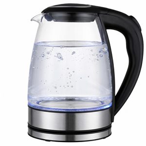 Bouilloire électrique en verre sans fil portable de 2,0 L avec lumière LED pour la maison et l'hôtel - Product Image 2