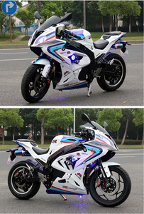 มอเตอร์ไซค์ไฟฟ้ารุ่นใหม่ 8000W 72V แบบไร้แปรงถ่าน สำหรับการแข่งขัน แบตเตอรี่ลิเธียม ระยะทางวิ่ง 150 กม. ความเร็วสูงสุด >80 กม./ชม. - Product Image 5