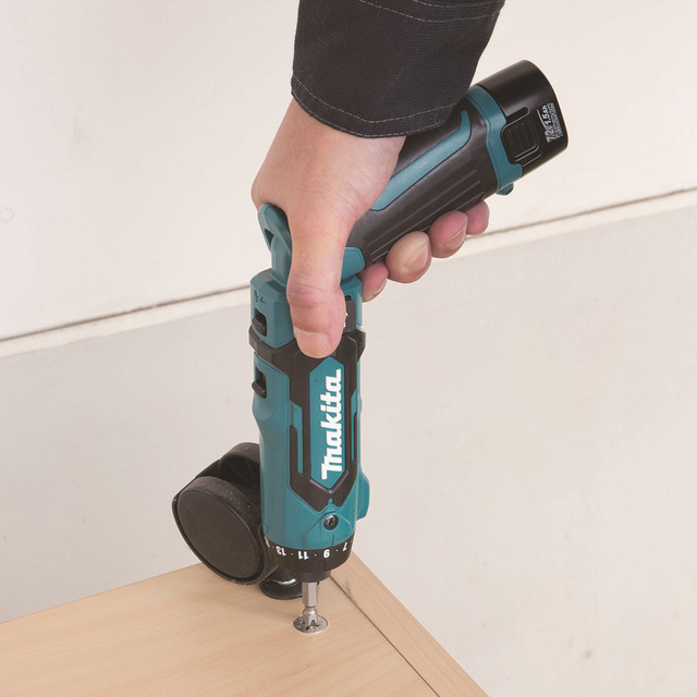 Makitas DF012 Lithium Battery 7.2V 1200W Lightweight Cordless Drill with Folding-Electric Screwdriver Service Equipment