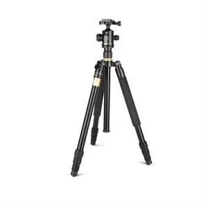 Q222 62英寸8公斤负载专业阻尼球头铝相机三脚架单脚架摄影三脚架数码视频dslr相机