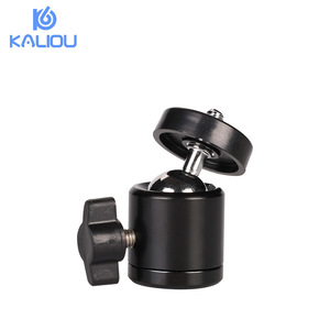 Mini stabilisateur métallique Q29 360° avec fonctions flexibles, support universel sphérique à un ou trois trous - Product Image 1