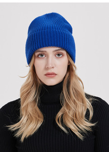 Bonnet en <span class=keywords><strong>laine</strong></span> 100% tricoté à la main, chaud et ample, pour hommes et femmes, grande taille de tête, affaires et voyages - Product Image 6