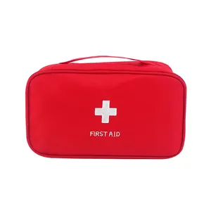 Wholesale aid kit white bag-Health Care Home Emergency Medical Portable Travel Survival First Aid Kit Bag with Supplies