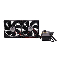 Ventilateur d'ordinateur 120x120x25mm noir DC à flux axial 12V pour boîtier - Modèle 12025