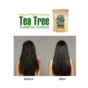 Vendita calda naturale sano cuoio capelluto schiuma Tea Tree Shampoo Anti perdita di capelli Shampoo in polvere alla rinfusa - Product Image 6