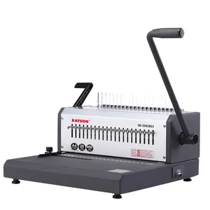 Customizable SD-2501B21 Comb Binder Puncher Plastic Office A4 Manual Paper 21 Holes Punching Binding Machine