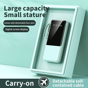Banco de Energía Portátil de 10000mAh, 22.5W, Doble USB, con Cables Integrados, Cargador Portátil para Teléfonos Móviles - Product Image 4