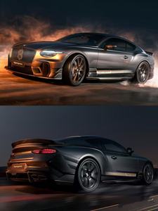 Kit de Carrocería de Fibra de Carbono Seca para <span class=keywords><strong>Bentley</strong></span> Continental GT, Parachoques Delanteros y Traseros, Faldones Laterales y Capó para Continental GT Super Sports - Product Image 5