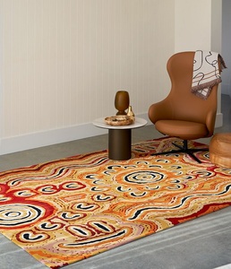 Tapis faits main de luxe en laine de Nouvelle-Zélande avec une texture décorative moderne pour les projets de design d'intérieur - Product Image 1