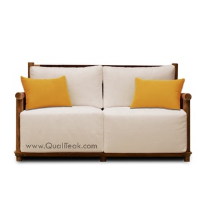 Forta Contemporary Teak Waterproof Outdoor Lounge <b>Sofa</b> Set for Hotel & Villa Use - Product Image 1