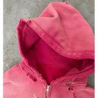 Tissu Premium de Haute Qualité 500GSM, Coton French Terry, Fournisseur de Tissus en Polaire, Fabrication Personnalisée de Sweats à Capuche Zippés pour Hommes