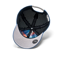 Mode Custom Borduurwerk 6 Panel Baseballpet Groothandel Logo Laser Gesneden Gat Ademende Waterdichte Hoed