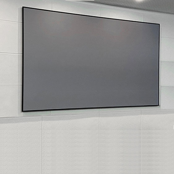 Y-120 100 Inch 0.8 Gain ALR Screen for UST Projector Ultra Short Throw CBSP PET Crystal Fixed Frame ALR Projection Screen