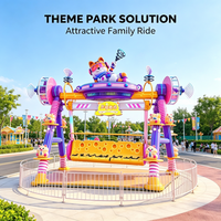 Manège à bascule LED durable et ludique, expérience merveilleuse pour les aires de jeux familiales et les attractions touristiques