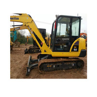 Bon marché Prix Japon Surplus Mini Pelleteuse Komatsu PC56/PC55/PC60 Roulement de pompe à moteur d'occasion-5.6 tonnes Capacité du godet de 0.35m
