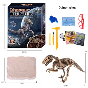 RTS STEM Toys K737 Dinosaur Archaeological dig Set 9 Diferentes Dinosaur Skeleton Excavation Dig Kits Arqueología Juguetes para niños - Product Image 4