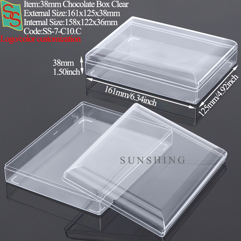 C10: 161x125x38 มม. - ก้นใส