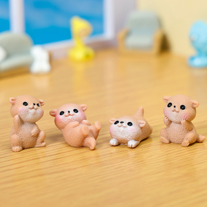 Produit phare : Adorable Otter bébé en résine, style Coastalcore, finition élégante et polie, décoration pour tableau <span class=keywords><strong>de</strong></span> bord <span class=keywords><strong>de</strong></span> voiture - Product Image 2
