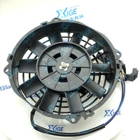 Ventilateur de condenseur électrique AC 24V de haute qualité Xige Machine 121-58-13001 pour bulldozer, chargeuse et pelle hydraulique Shantui SD-18E