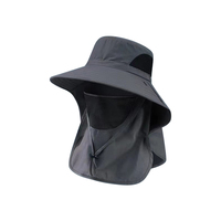 Chapeau de seau d'été pour l'extérieur, élastique, respirant, masque facial en maille pour apiculteur et pêcheur, chapeau de protection solaire pour les voyageurs