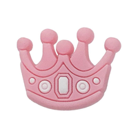 Accessoires de sabots en PVC rose en gros HY, breloques de chaussures pour filles, design personnalisé, logo unique, mignon et tendance