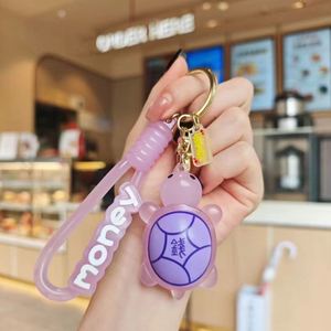 Glow-in-the-dark Turtle Keychain Cartoon Turtle Car <b>Key</b> <b>Chain</b> Exquisite Backpack Gift Small Pendant - Product Image 4