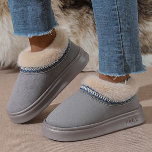 รองเท้าผู้หญิงพื้น EVA แบบใหม่ ขายส่ง บุขนนุ่มฟู คุณภาพสูง แบรนด์ใหม่ - Product Image 6