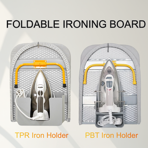 Petite <span class=keywords><strong>planche</strong></span> à <span class=keywords><strong>repasser</strong></span> portable de table avec support pour fer à <span class=keywords><strong>repasser</strong></span> et housses 100 % coton résistantes à la chaleur, outils à cadre en acier - Product Image 2