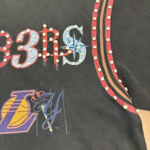 Fabricante personalizado de peso pesado serigrafiado camiseta High Street Vintage estilo desgastado cuello suelto 100% algodón de punto - Product Image 3