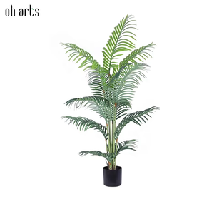 OH ARTS <span class=keywords><strong>Palmier</strong></span> Artificiel <span class=keywords><strong>Haut</strong></span> de Gamme, Plante en <span class=keywords><strong>Pot</strong></span>, <span class=keywords><strong>Palmier</strong></span> Croton Artificiel <span class=keywords><strong>pour</strong></span> Décoration Intérieure et Extérieure - Product Image 1
