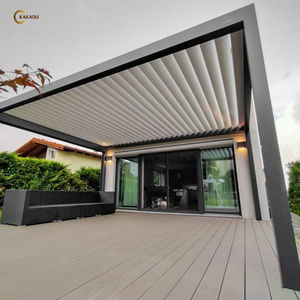 Sistema de Techo de Pérgola con Revestimiento de Aluminio, Estructura de Acero Inoxidable, Montaje en Pared, Recubrimiento en Polvo, Sombra Exterior Sostenible - Product Image 6