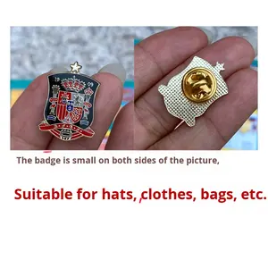 Allemagne, France, Espagne, Italie, Pays-Bas, Angleterre pour les fans <span class=keywords><strong>de</strong></span> football, souvenirs, cadeaux, badges, médailles commémoratives en métal - Product Image 5