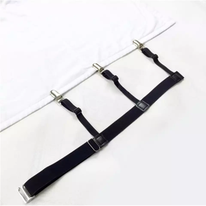 MEILLEURE VENTE Lot de 2 Bretelles de chemise pour homme avec pinces de maintien antidérapantes, pour maintenir la chemise bien ajustée, type jarretière de cuisse - Product Image 5
