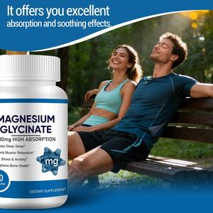 OEM Private Label magnesio glicinato integratore con vitamine D3, vitamine A,Sophora Japonica estratto capsule - Product Image 2