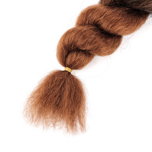 ORT Vixen Hair Platinum Fibre Hair Crochet Trenzas <span class=keywords><strong>Kinky</strong></span> Curly Bulk Yaki Blow Out Straight Afro Vixen Hair Yaki KinkyBulk 65 g/pcs - Product Image 5