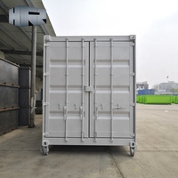 Conteneur maritime High Cube de 40 pieds, certifié ISO CSC, conteneur de stockage de marchandises sèches avec acier Corten