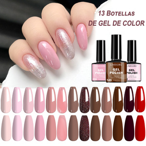 Limegirl UV <span class=keywords><strong>Gel</strong></span> Set Hema Free 8ml 500 Couleurs Haute Pigment Vegan Salon DIY Nail Art Private Label OEM Séchage Rapide Longue Durée Brillant - Product Image 2