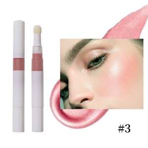 Stick de blush et illuminateur à coussin d'air personnalisé avec logo, végétalien, contour perlé délicat, sans cruauté, éclaircissant liquide - Product Image 6