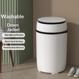 Lavadora Mini de un Solo Cilindro, Todo en Uno, para Apartamentos y Dormitorios Japoneses, Lavadora-Secadora de 5 kg, Pequeña, Semiautomática, para el Hogar - Product Image 1