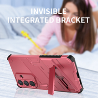 Funda con Soporte OMEVE para Samsung Galaxy S26 Ultra, S26 Plus, S25 Edge, S24 FE, S23, Protección Resistente a Caídas, Carcasa Rígida