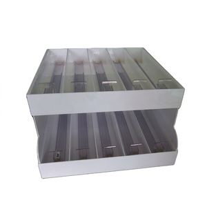 อะคริลิเครื่องเทศยืนแสดงที่มีสองชั้นวางที่มี Pusher - Product Image 1