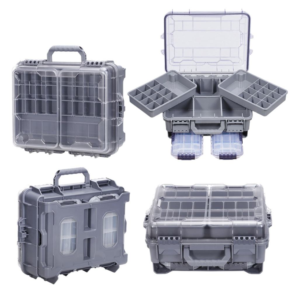 Gray-5-New Multifunctional Fishing Box