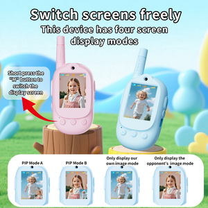 Walkie Talkie con Video HD <span class=keywords><strong>de</strong></span> Producción Rápida, Diseño <span class=keywords><strong>de</strong></span> Fábrica ODM OEM, con Videollamadas Claras y Pegatinas Divertidas - Product Image 3