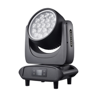 Mini projecteur étanche IP65 LS 19x40W Zoom Wash Bee Eye Moving Head avec RGBWA/UV pour éclairage de concert en extérieur, événements et DJ