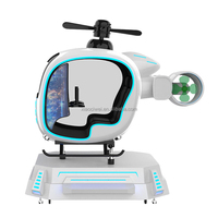 Réalité virtuelle commerciale Avion volant 9D VR Hélicoptère VR Avion VR Hélicoptère Simulateur de vol